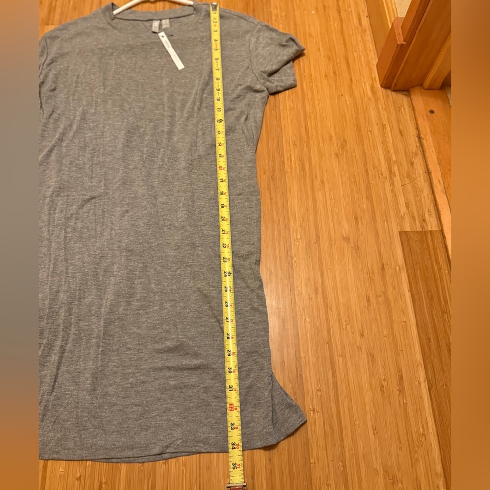 ASOS Grey Short Sleeve Tee Dress NWT - Picture 7 of 7